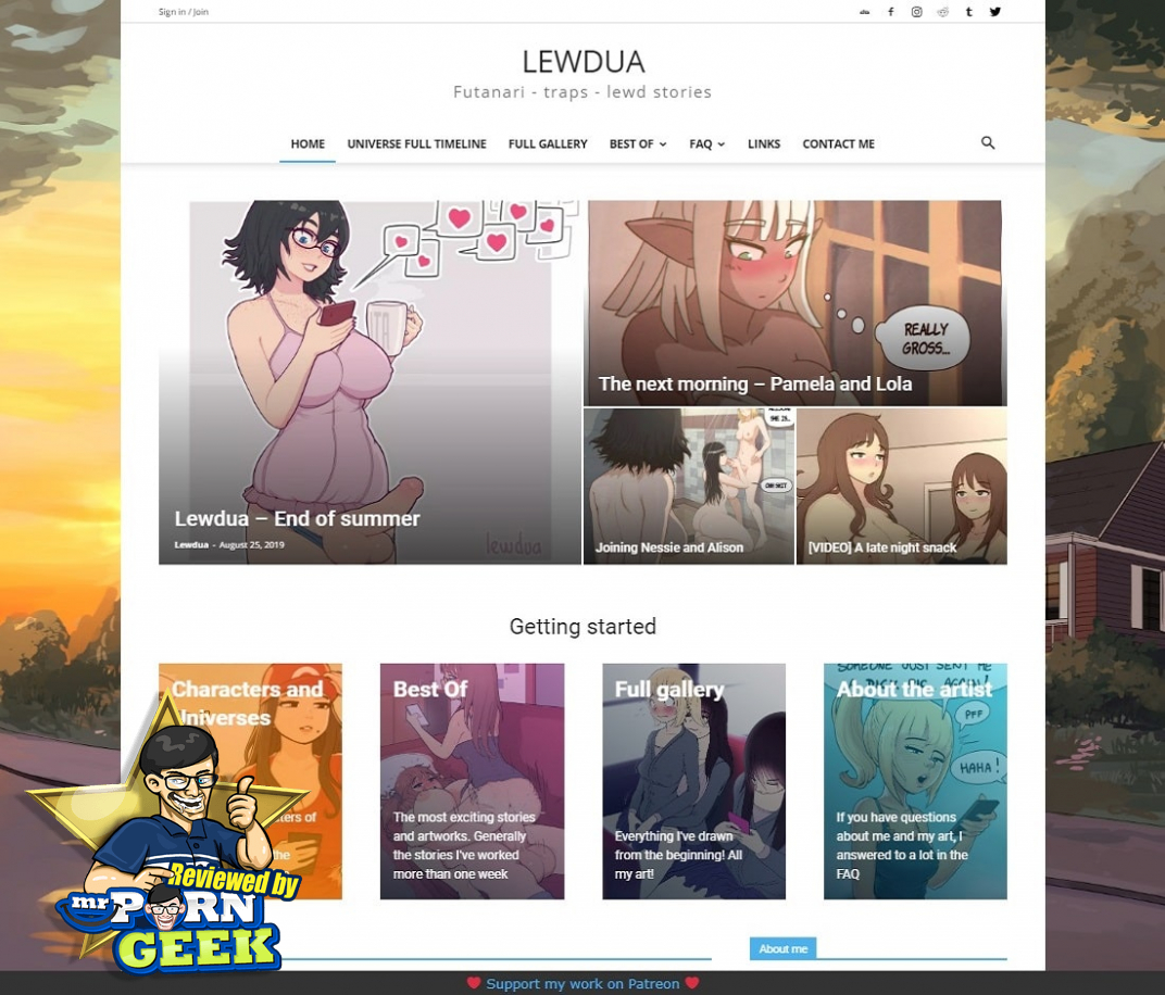 Lewdua: Free XXX Cartoon Porn on Lewdua.com â€“ MrPornGeek