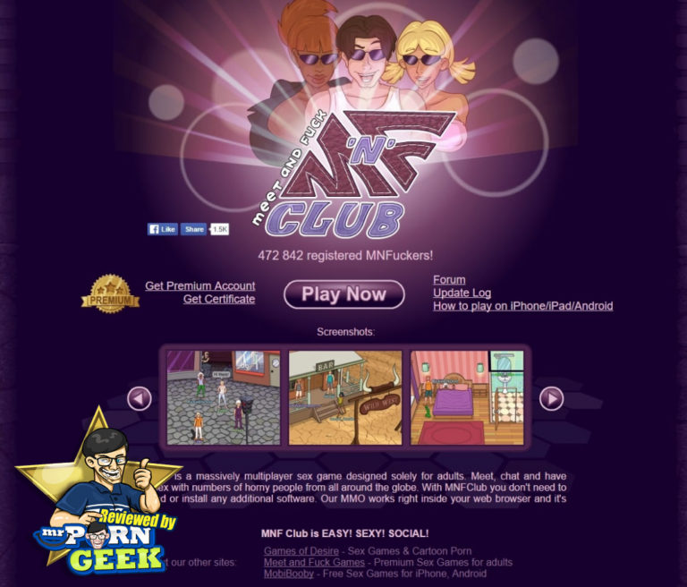 MNFClub (mnfclub.com) Porn Game Site, XXX Adult Sex Game