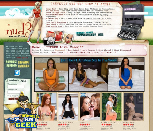 Xxx Nud - Nud3: Sexy Nude Girls & XXX Pics on Nud3.com - MrPornGeek