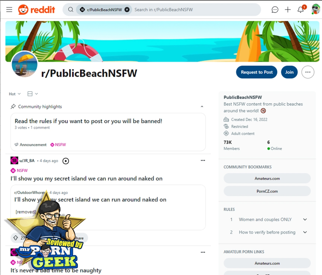 PublicBeachNSFW