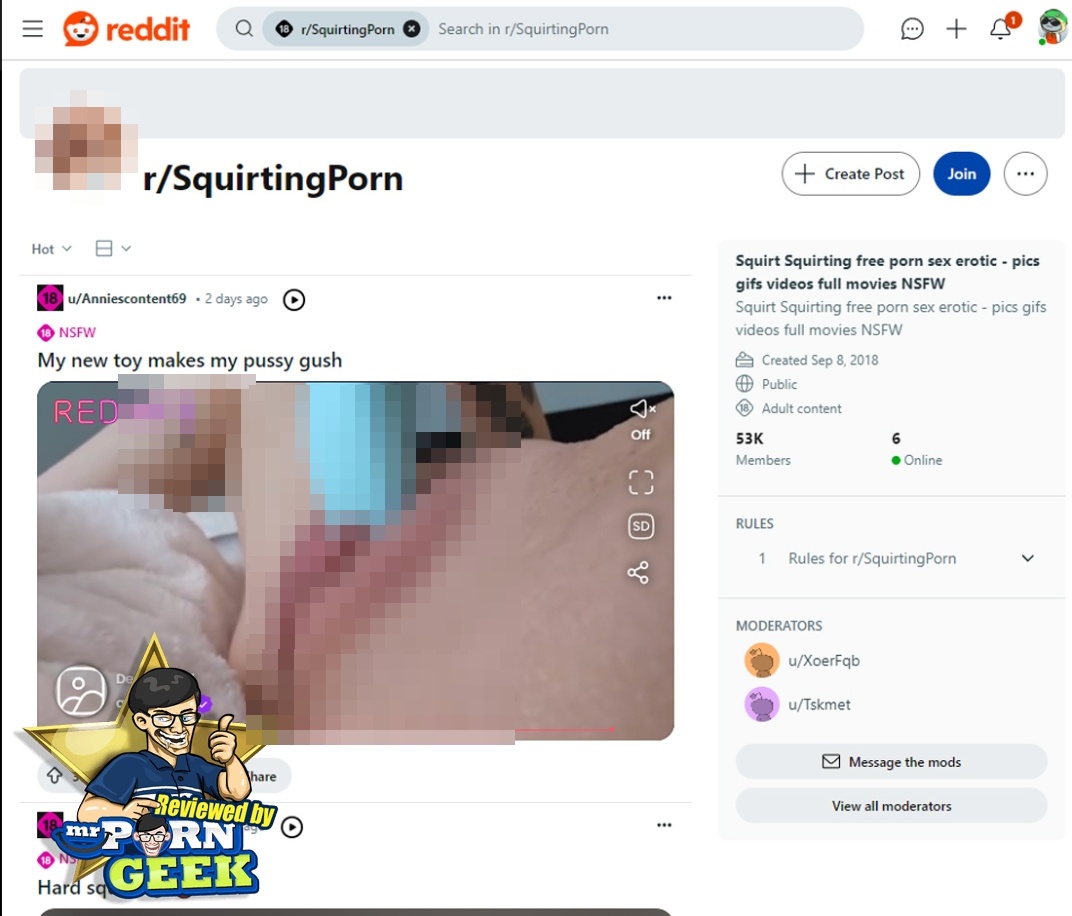 RedditSquirtingPorn