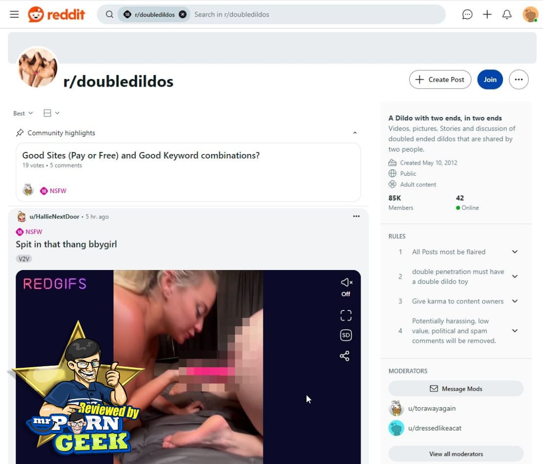 RedditDoubleDildos