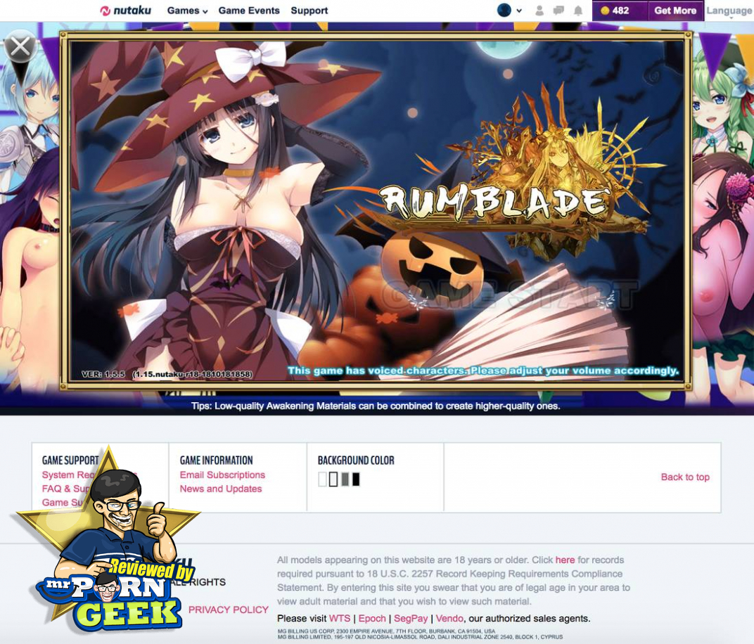 Game Anime Porn - Rumblade (nutaku.net) XXX Sitio de juegos porno, Juego de ...
