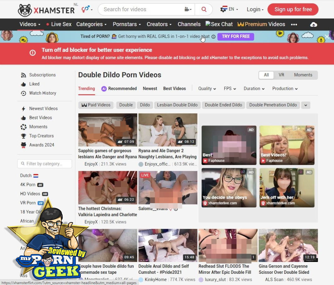 XHamster Double Dildo