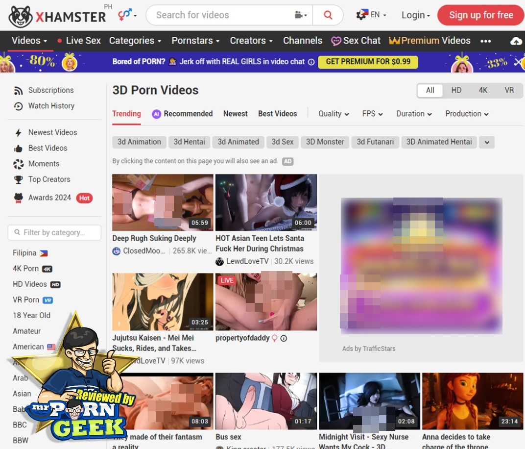 XHamster 3D