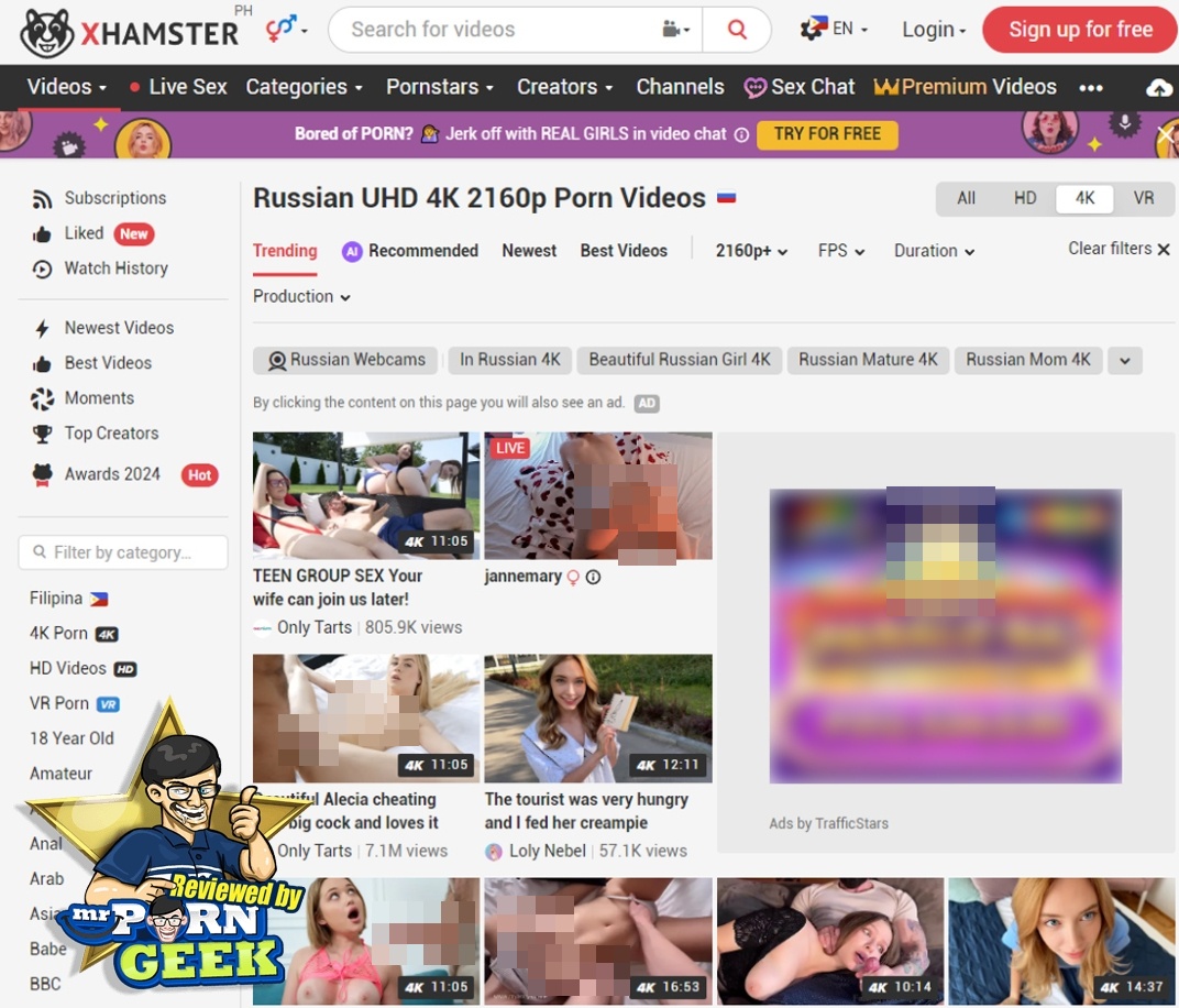 XHamster Russian