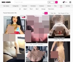Sex.com Masturbation, Masturbation