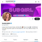 SubGirl0831, Twitter Porn