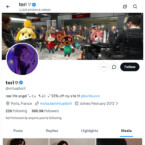 VirtualTorii, Twitter Porn