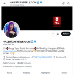 Valerica Steel, Twitter Porn