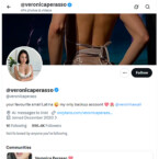 Veronica Perasso, Twitter Porn