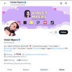 Violet Myers, Twitter Porn